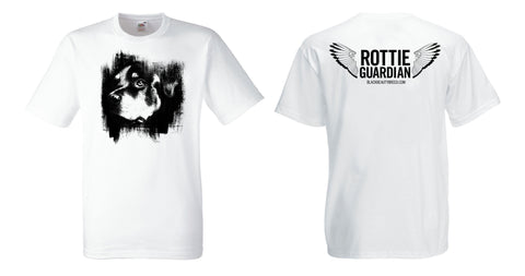 Men's Black Beauty Breed Rottie Guardian T-Shirt